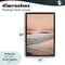 Stupell Industries Apricot Beach View Floating Frame, design by Decent Exposures